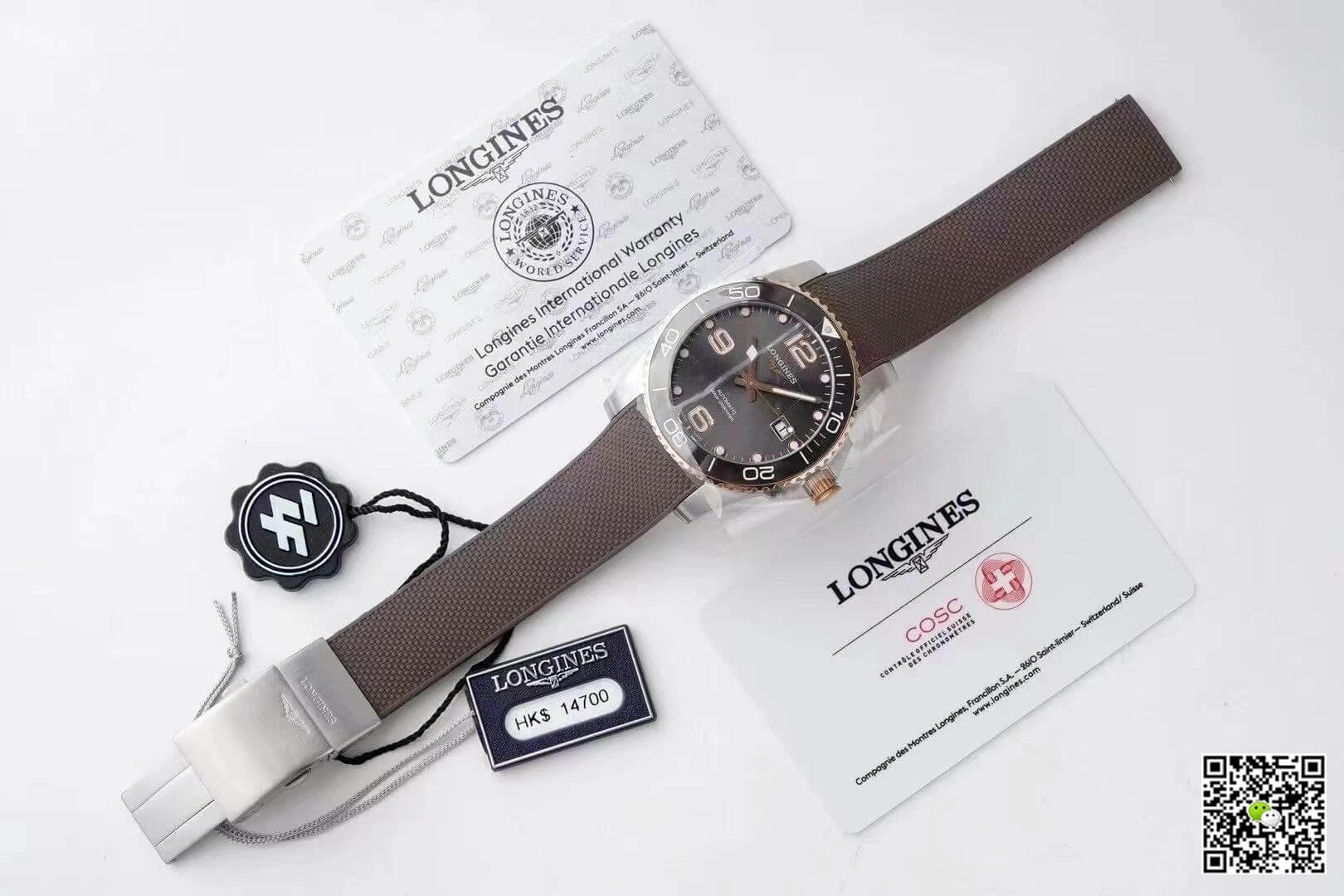 Longines Concas L3.781.3.78.9 ZF Factory 1:1 Best Edition Replica Watch Black Bezel